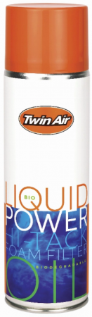 TWIN AIR LIQUID BIO POWER SPRAY, AIR FILTER OIL (500ML) (12) (IMO) 201-15-9018M