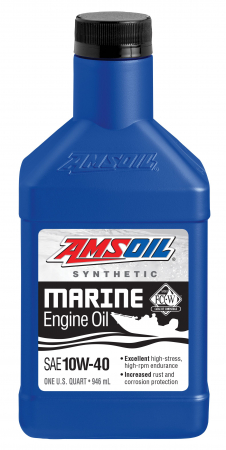 AMSOIL 10W-40 FORMULA 4-STROKE® MARINE SYNTHETIC OIL 946ML 55-651-001
