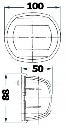 KULKUVALO CLASSIC 12 VALKOINEN - PUNAINEN M11-410-11