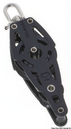 *OSCULAT IDOUBLE FIDDLE BLOCK W/BECKET A M55-062-01
