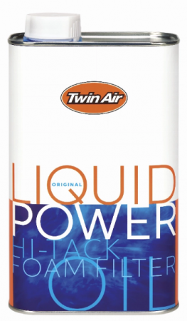 TWIN AIR LIQUID POWER, AIR FILTER OIL (1 LITER) (12) (IMO) 201-15-9015