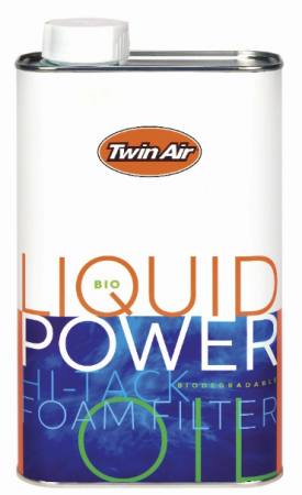 TWIN AIR LIQUID BIO POWER, AIR FILTER OIL (1 LITER) (12) (IMO) 201-15-9017