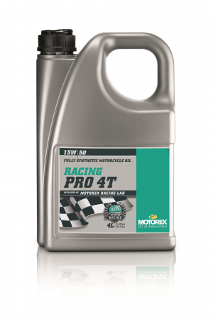 MOTOREX RACING PRO 4T 15W/50 4 LTR (4) 552-226-004