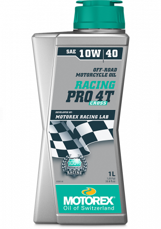 MOTOREX RACING PRO 4T 10W/40 CROSS 1 LTR (10) 552-223-001