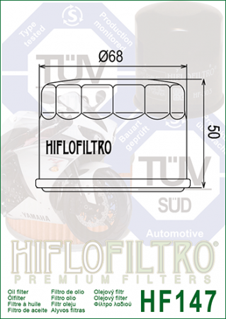 HIFLO ÖLJYNSUODATIN HF147 20-HF147