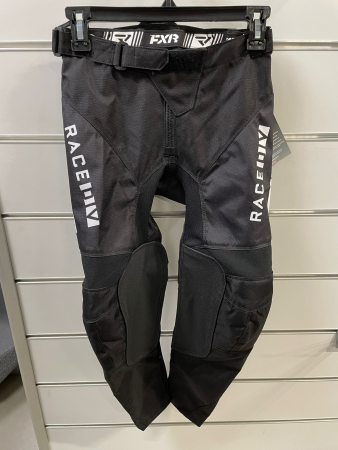 FXR YTH PODIUM MX PANT 26 BLACK/WHITE 213325-1001-26