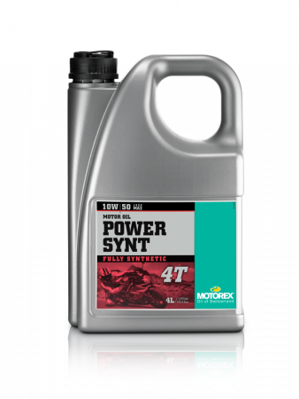 MOTOREX POWER SYNT 4T 10W/50 4 LTR (4) 552-169-004