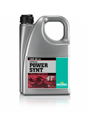 MOTOREX POWER SYNT 4T 10W/60 4 LTR (4) 552-172-004