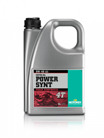 MOTOREX POWER SYNT 4T 5W/40 4 LTR (4) 552-166-004