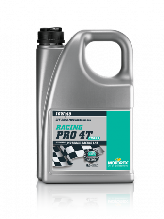 MOTOREX RACING PRO 4T 10W/40 CROSS 4 LTR (4) 552-223-004