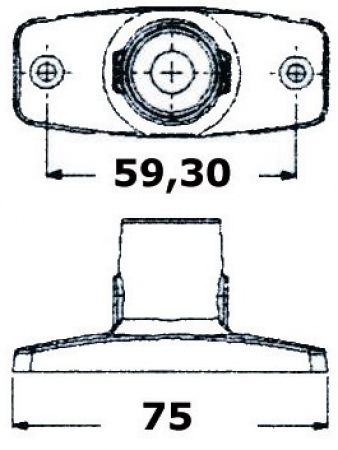ANKKURIVALO LED EVOLED VALKOINEN - 360° M11-039-16
