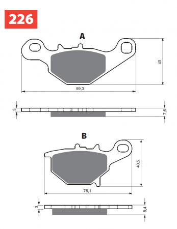 GOLDFREN JARRUPALAT 226 CERAMIC CARBON K1 46-12-226