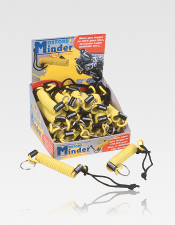 OXFORD MINDER. DISC LOCK REMINDER CABLES YELLOW 25KPL 362-OF390