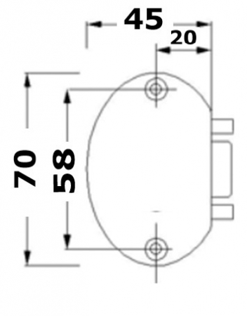 SPRING LATCH,NYLON,NO VIBR. M38-180-02
