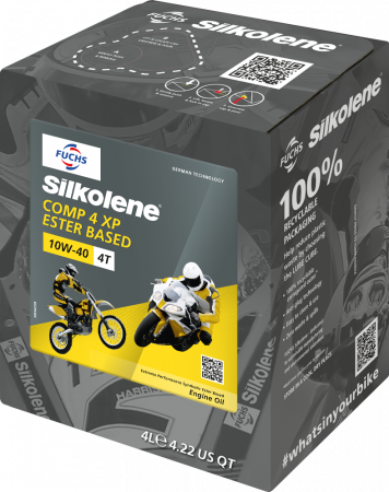 SILKOLENE COMP 4 10W-40 XP 4L CUBE (4X4L) 551-110-004C