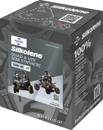 SILKOLENE QUAD ATV 10W-40 4L CUBE (4) 551-136-004C