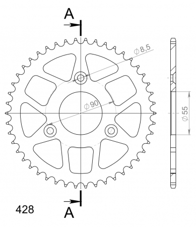 SUPERSPROX TERÄS TAKARATAS  RFE-6617::46 27-2-6617-46