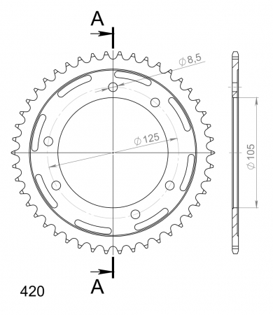 SUPERSPROX TERÄS TAKARATAS  RFE-1131::46 27-2-1131-46