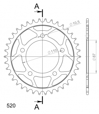 SUPERSPROX TERÄS TAKARATAS  RFE-823::38 27-2-823-38