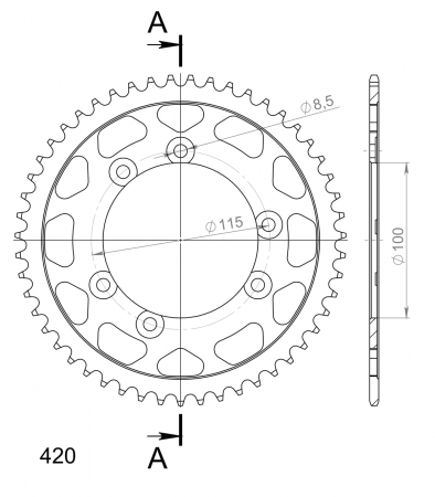 SUPERSPROX TERÄS TAKARATAS  RFE-6615::51 27-2-6615-51