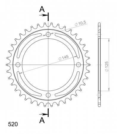 SUPERSPROX TERÄS TAKARATAS  RFE-857::38 27-2-857-38