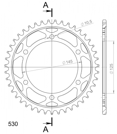 SUPERSPROX TERÄS TAKARATAS 865::43 MUSTA 27-2-865-43