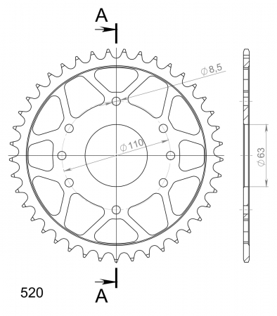 SUPERSPROX TERÄS TAKARATAS  RFE-905::41 27-2-905-41
