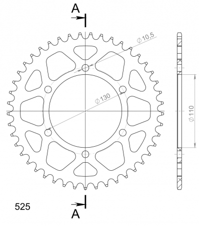 SUPERSPROX ALUMIINI TAKARATAS RAL-480::45 PUNAINEN 27-3-480-45-2