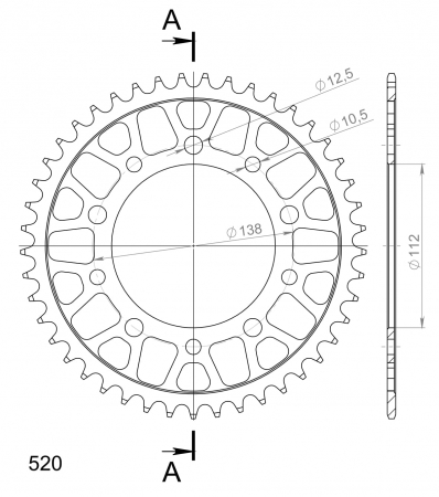 SUPERSPROX TERÄS TAKARATAS  RFE-1303::45 27-2-1303-45