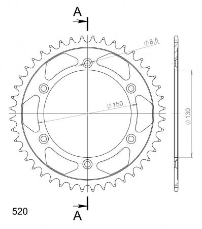 SUPERSPROX TERÄS TAKARATAS  RFE-245::44 27-2-245-44