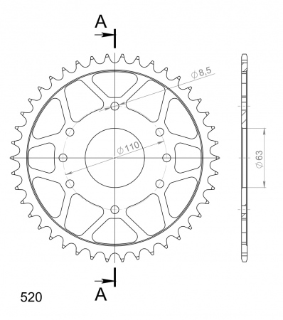 SUPERSPROX TERÄS TAKARATAS  RFE-905::42 27-2-905-42