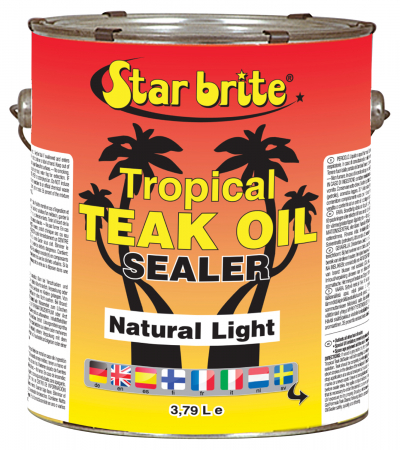 STAR BRITE TROPICAL TEAK OIL/SEALER NATUR.GALL. 3,79 L TEAK TROPIK.ÖLJY 136-87900