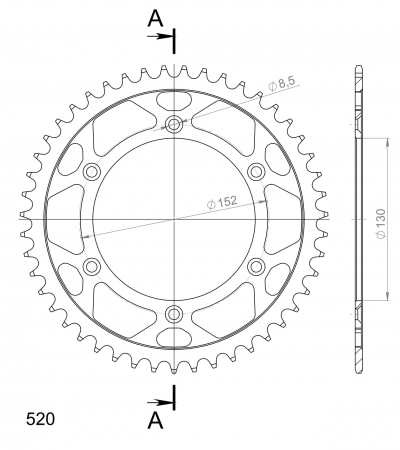 SUPERSPROX TERÄS TAKARATAS  RFE-244::47 27-2-244-47