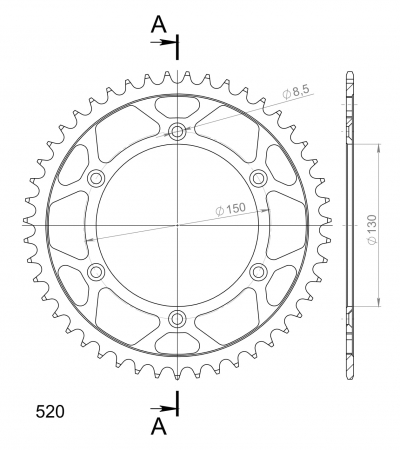SUPERSPROX TERÄS TAKARATAS  RFE-245::47 27-2-245-47