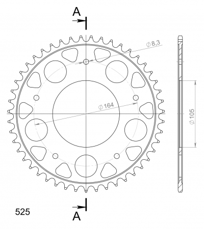 SUPERSPROX TERÄS TAKARATAS  RFE-6604::50 27-2-6604-50