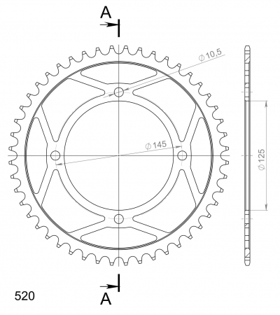 SUPERSPROX TERÄS TAKARATAS  RFE-857::48 27-2-857-48