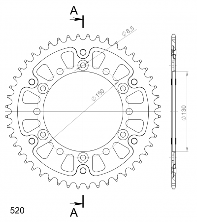 SUPERSPROX STEALTH TAKARATAS KULTA 272-245-3-RST-48-9