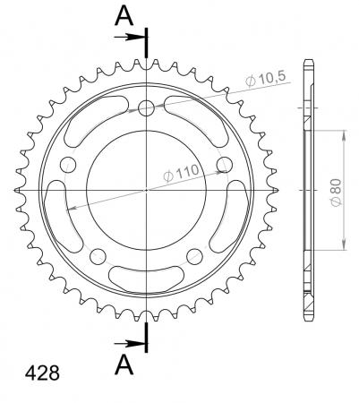 SUPERSPROX TERÄS TAKARATAS  RFE-884::42 27-2-884-42