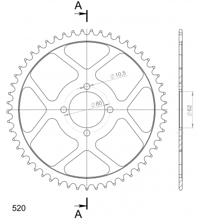 SUPERSPROX TERÄS TAKARATAS  RFE-320::53 27-2-320-53