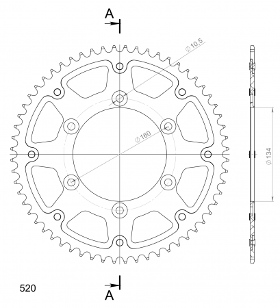 SUPERSPROX STEALTH TAKARATAS KULTA 272-1308-RST-60-9