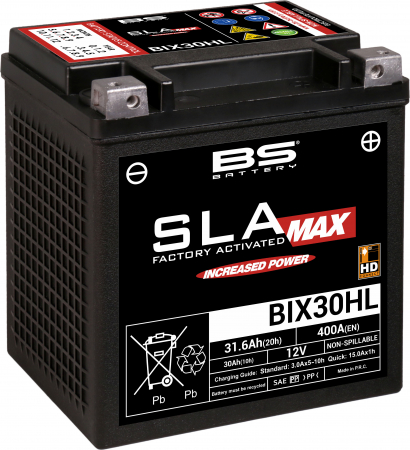 BS BATTERY  BIX30HL (FA) SLA MAX - SEALED & ACTIVATED 140-300884