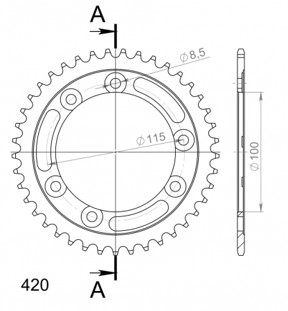 SUPERSPROX TERÄS TAKARATAS  RFE-6615::41 27-2-6615-41