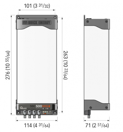 AKKULATURI SBC 500 NRG+ 12V 40A 3U FR 114-16100-500