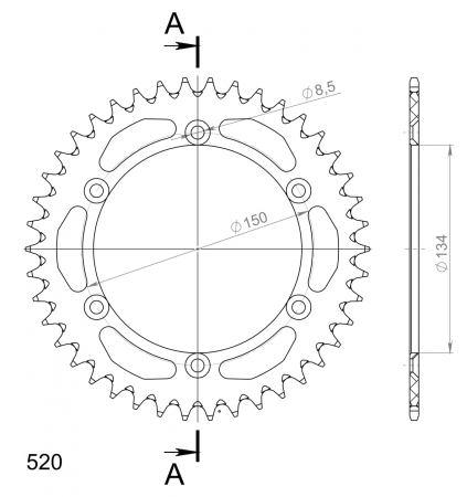 SUPERSPROX ALUMIINI TAKARATAS RAL-460::43 SININEN 27-3-460-43-4