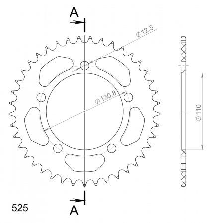 SUPERSPROX ALUMIINI TAKARATAS RAL-7::41 MUSTA 27-3-7-41-0