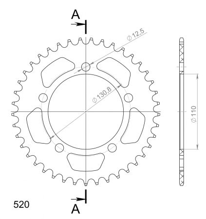 SUPERSPROX ALUMIINI TAKARATAS RAL-7_520::41 MUSTA 27-3-7-520-41-0