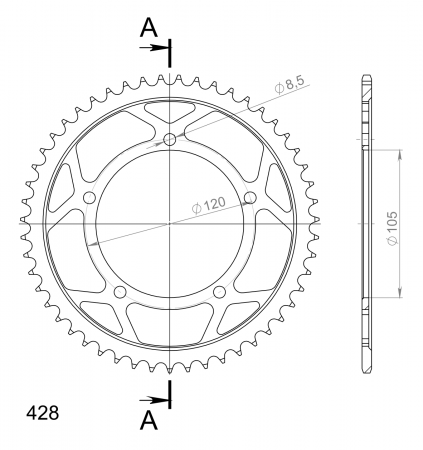 SUPERSPROX TERÄS TAKARATAS  RFE-26::51 27-2-26-51