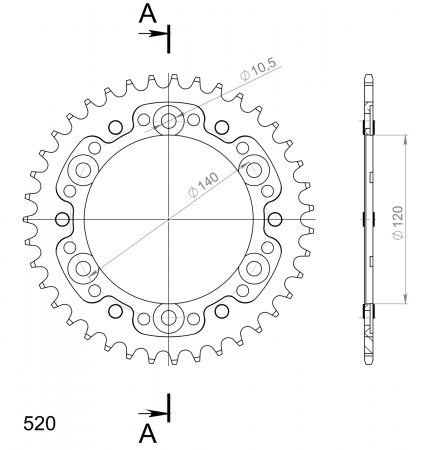 SUPERSPROX STEALTH TAKARATAS MUSTA 272-1490-RST-39-0