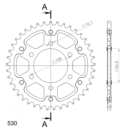 SUPERSPROX STEALTH TAKARATAS KULTA 272-1524-RST-41-9