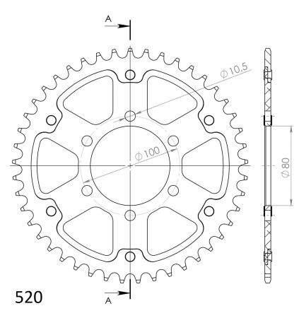SUPERSPROX STEALTH TAKARATAS KULTA 272-7094-RST-46-9
